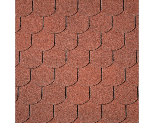 Asfaltový šindel PRECIT bobrovka červený 3 balení - 6 m²