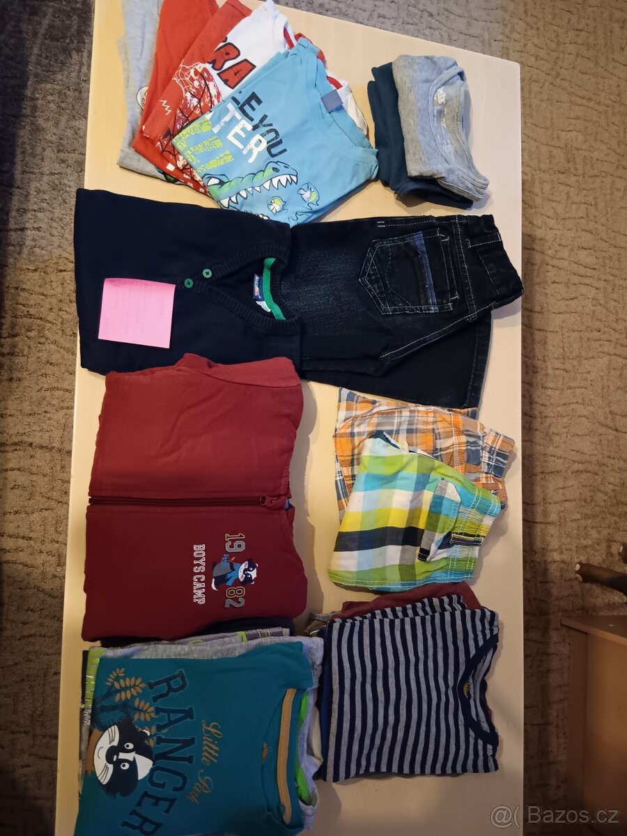 Sada oblečení na kluka vel. 110 a 116