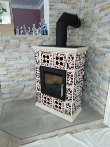 Kachlová krbová kamna Jasmína - 9 kW