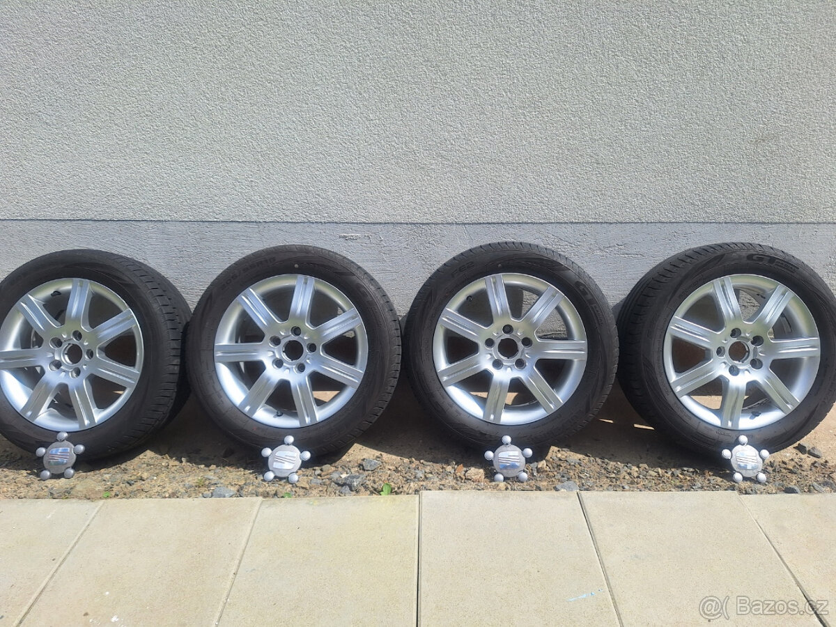 4x ALU 6.5Jx16H2 ET50 SEAT + Pneu 205/55 R16 91W