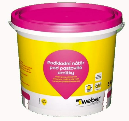 Podkladní nátěr Weberpas podklad UNI 20 kg - hnědá