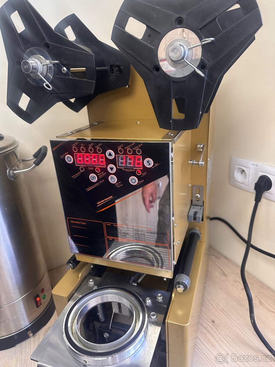 Automatický zastavovací stroj na buble tea