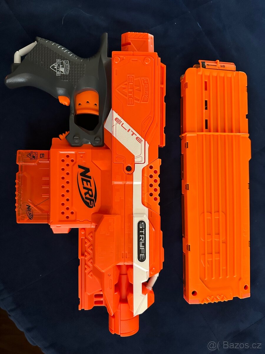 NERF N‑STRIKE ELITE STRYFE + extra dlouhý zásobník