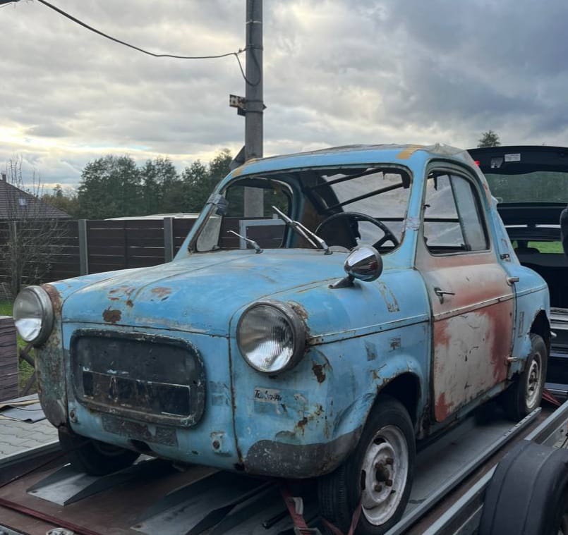 Sleva Vespa 400, rok 1958