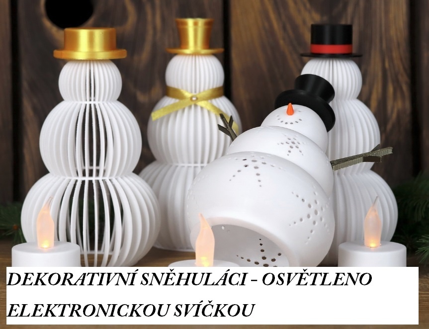 Dekorace sněhuláci