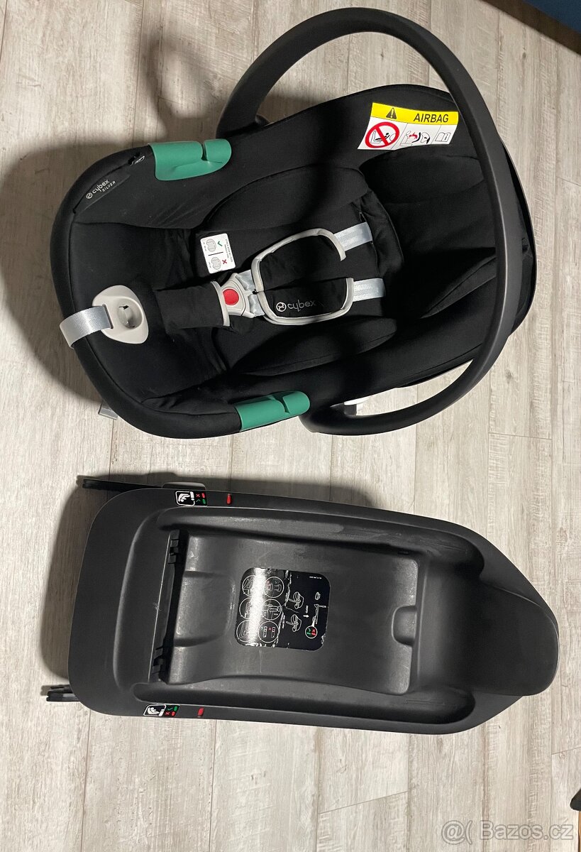 CYBEX Aton B2 i-Size včetně Base ONE Volcano Black