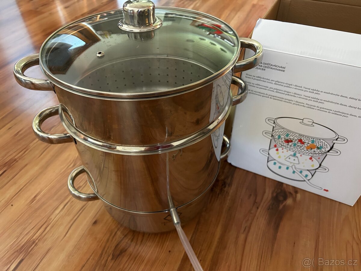 Parní odšťavňovač, na sporák