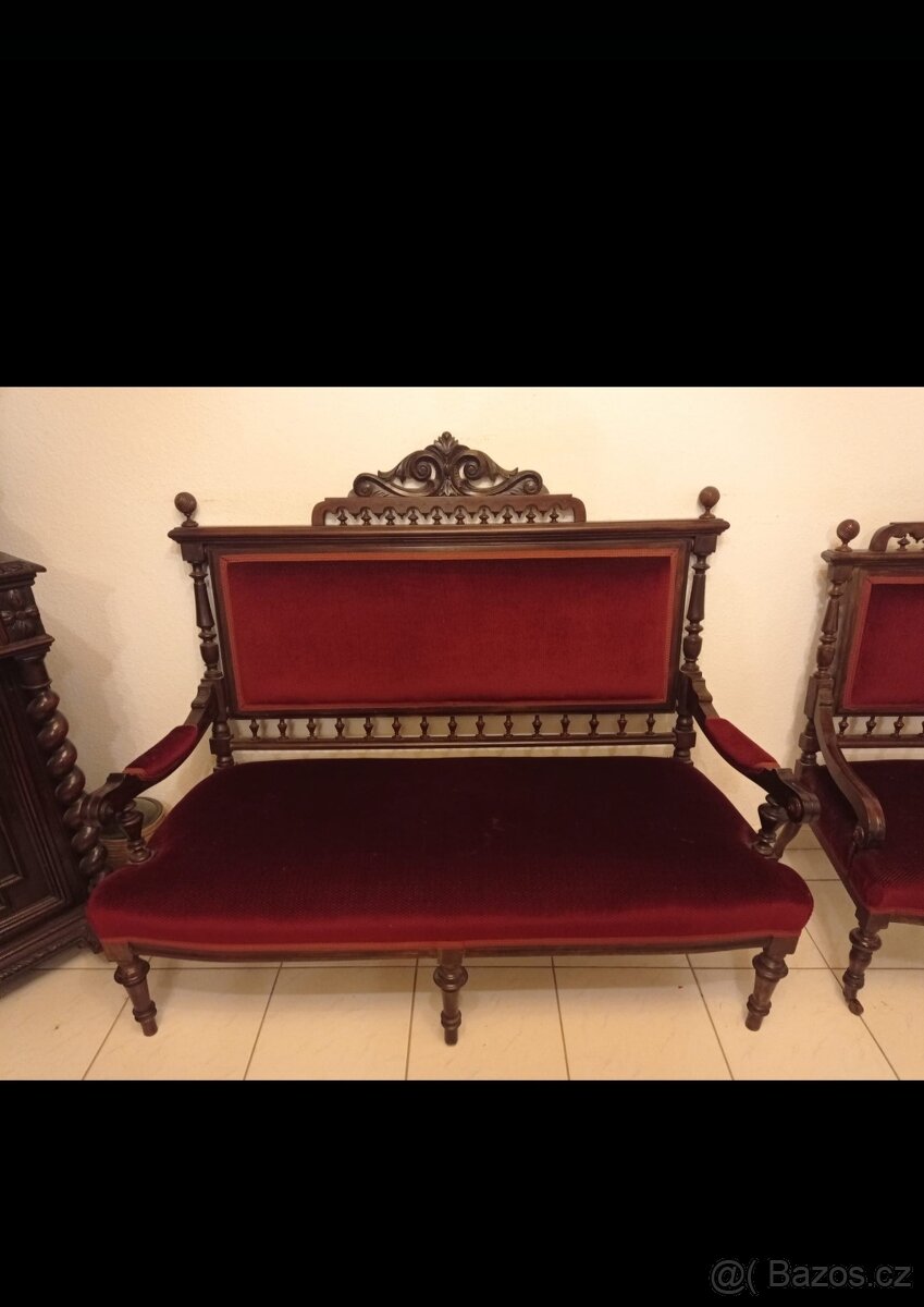 Sedací souprava z německého zámečku