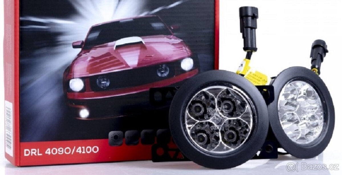 Světla pro denní svícení-Osram-DRL-2x4-LED.12/24-V.