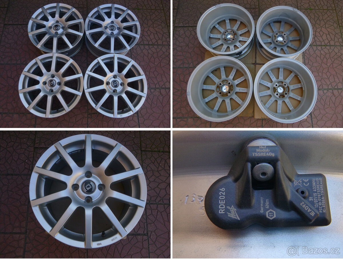 Alu sada originál Diewe 4x100 7Jx16 ET45 TPMS (Renault Clio)