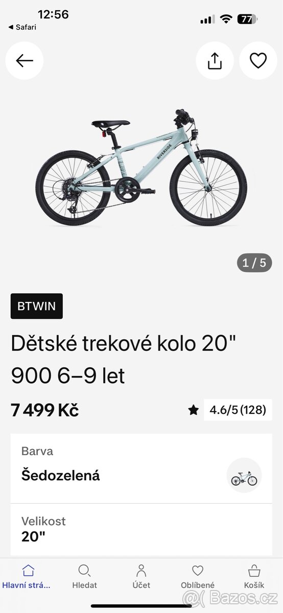 Detske trekove kolo 20” Riverside