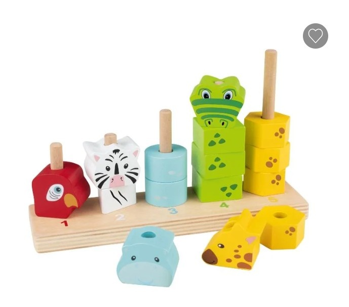 Dřevěná edukativní hra Hra s čísly LIDL