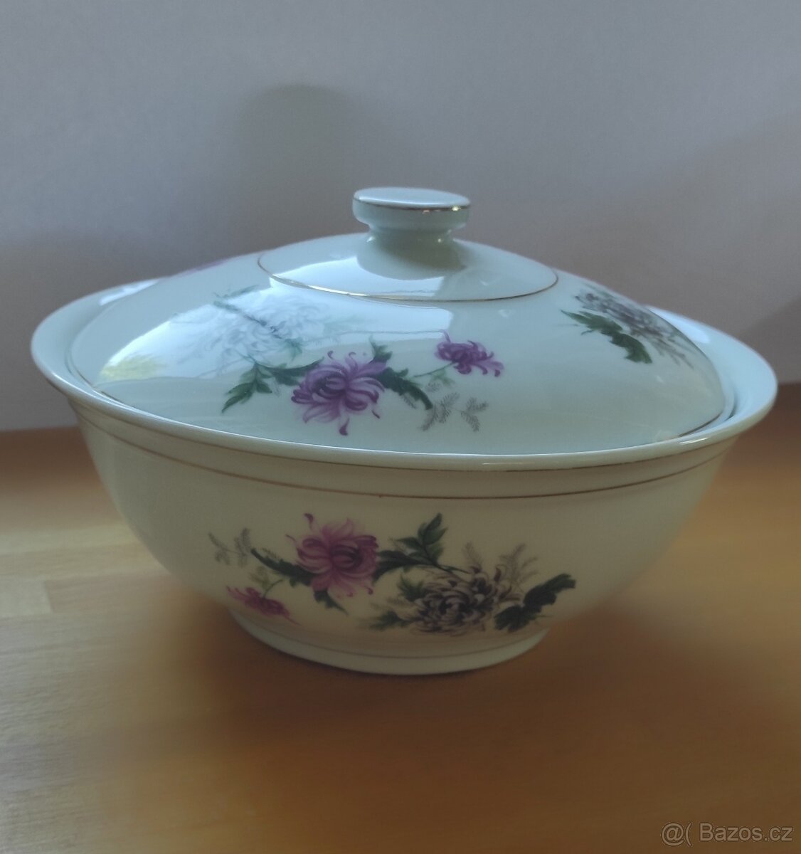 Retro porcelánová mísa s pokličkou