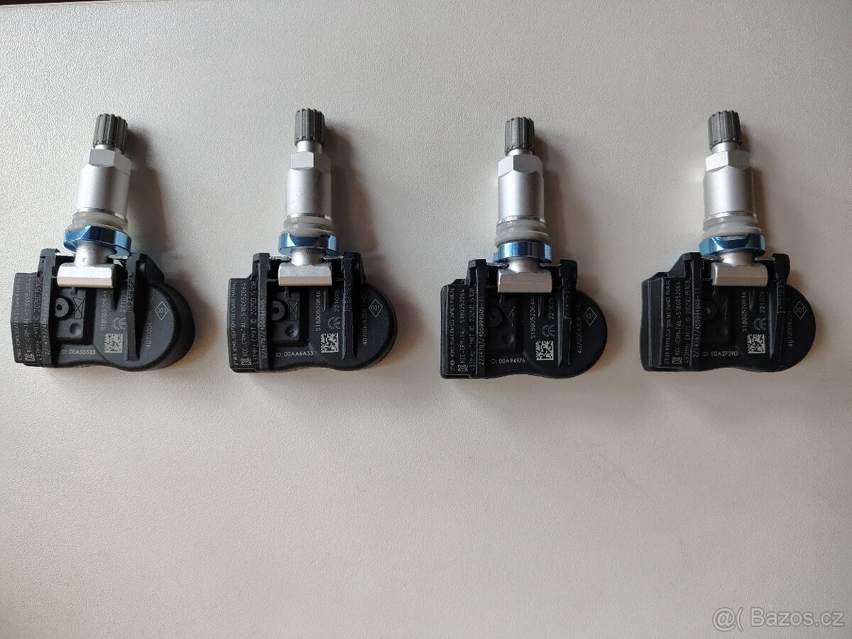 Senzory tlaku pneumatik Renault