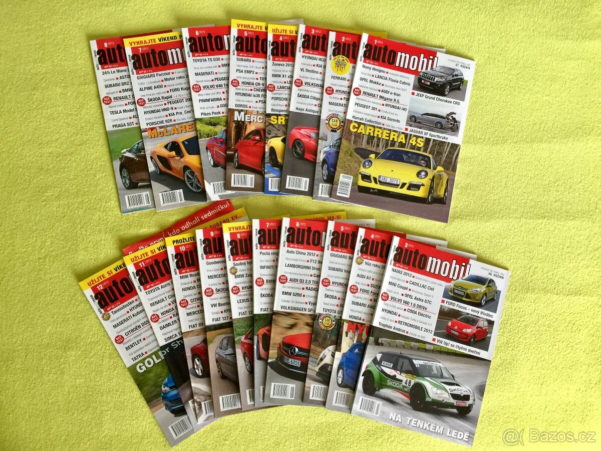 ČASOPIS AUTOMOBIL - 18 čísel