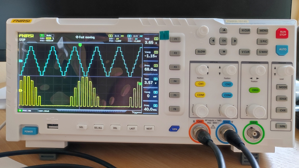 Osciloskop FNIRSI 2x100MHz s generátorem 10MHz NOVÝ
