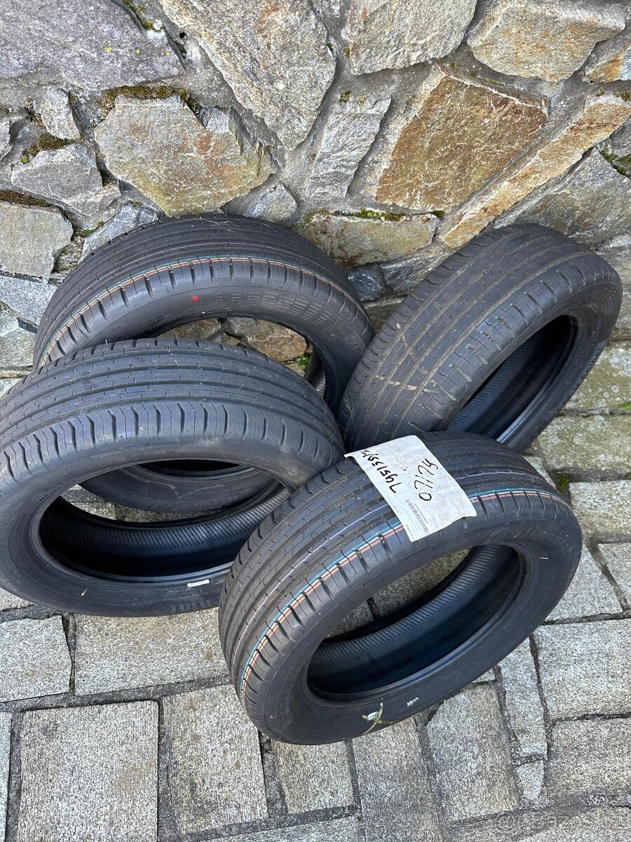 Prodám letní pneumatiky Continental 195/55 R16 H – zánovní