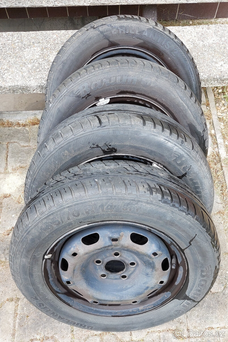 Kola Fabia 14" Barum Brilantis 2 165/70 R14 ET35 (Brno/Kyjo