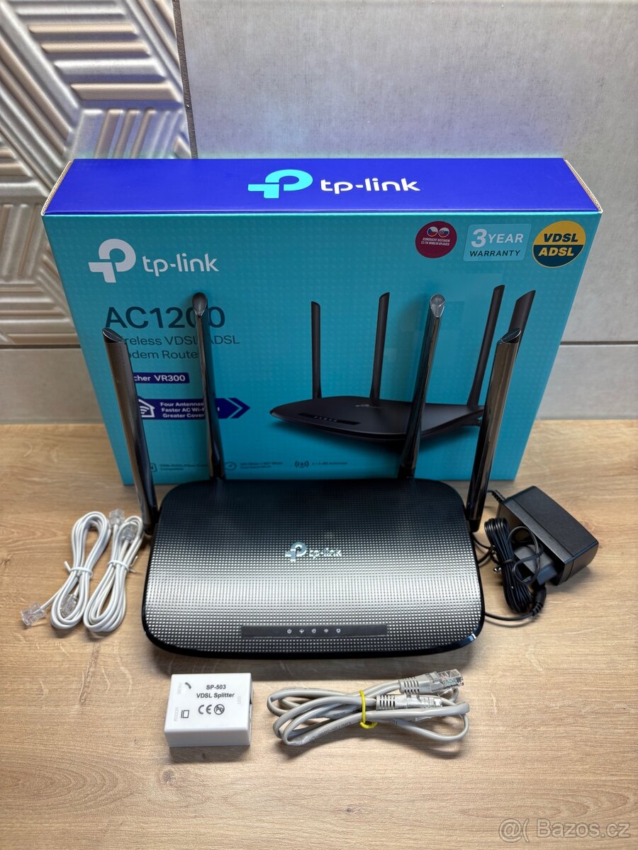 Router: TP-Link Archer VR300 VDSL/ADSL modem