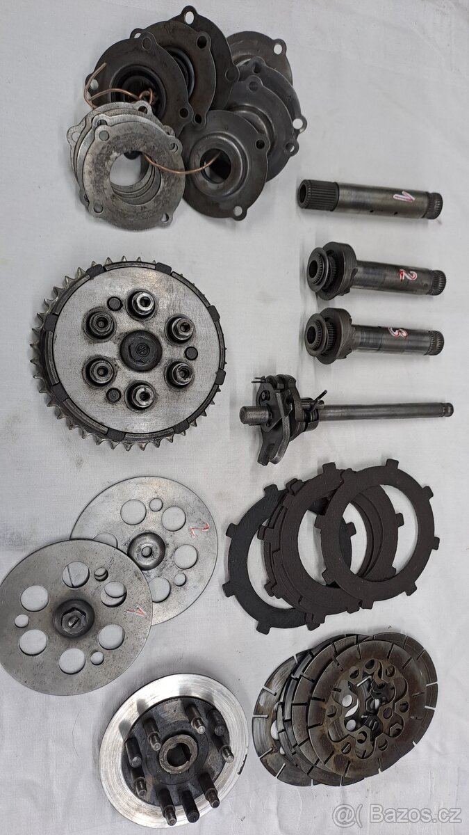 Čz 125 b,t,c, 150 c (351/352) originállní díly