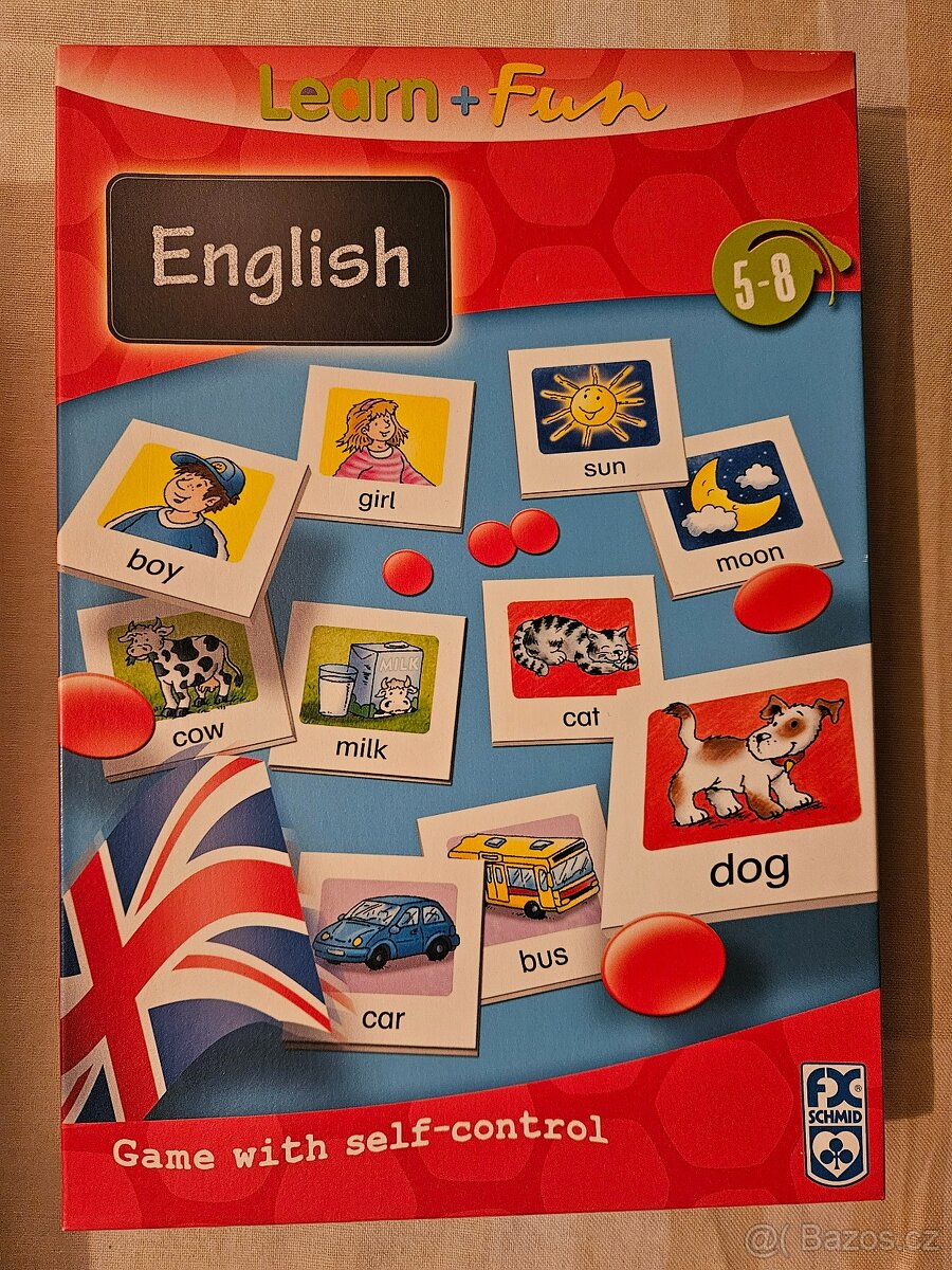 anglická hra se slovy a písmenky