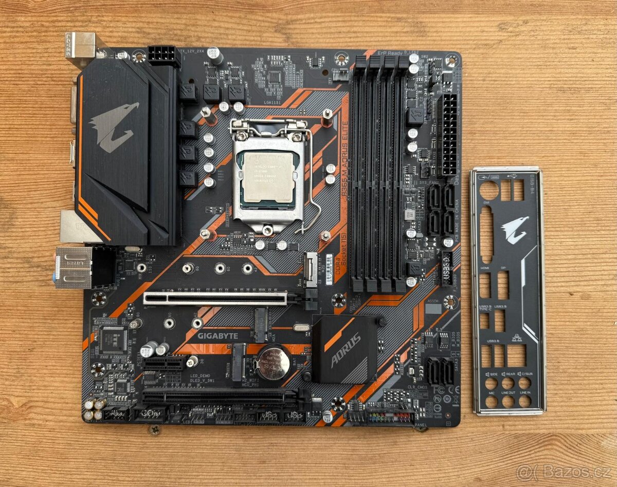GIGABYTE B365 M AORUS ELITE + Intel Core i7-9700F