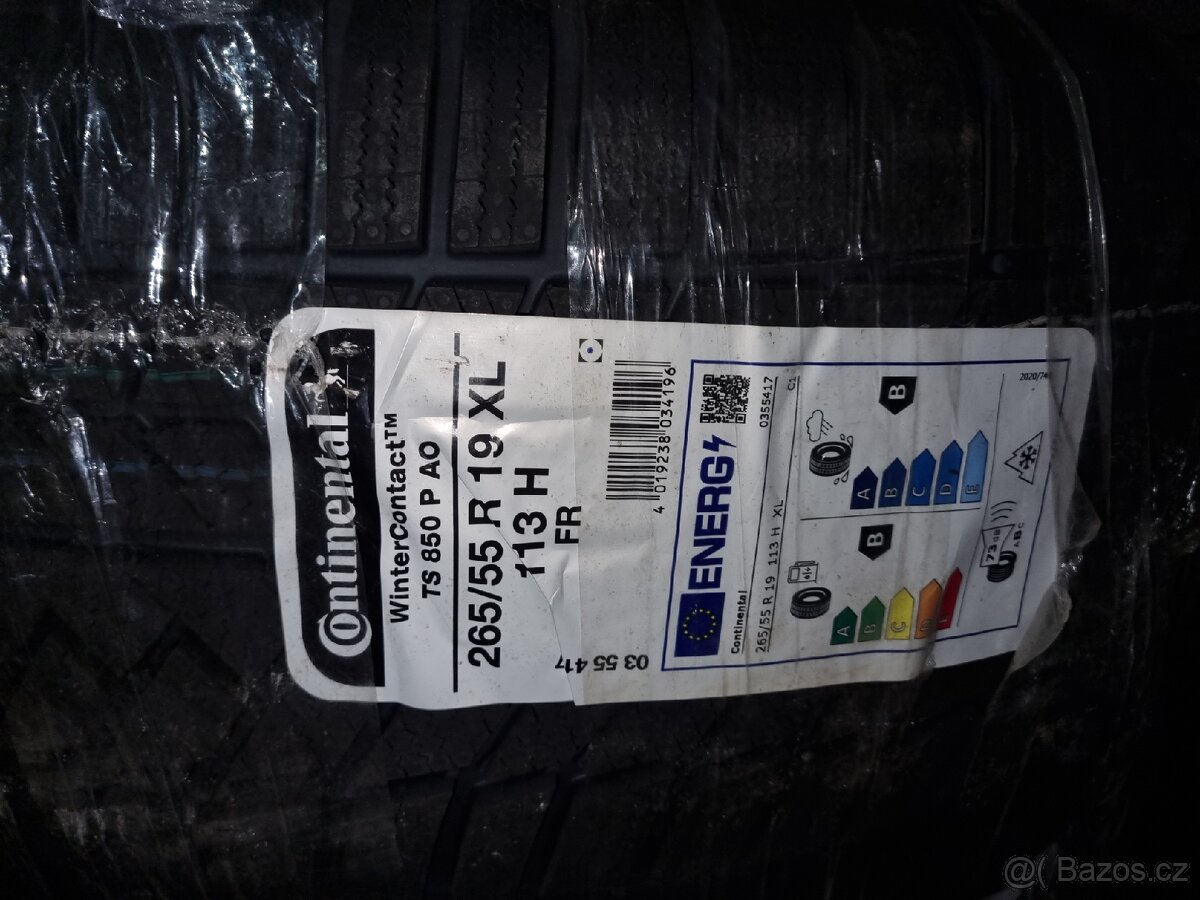 Continental wintercontact ts850pao 265/55 R19