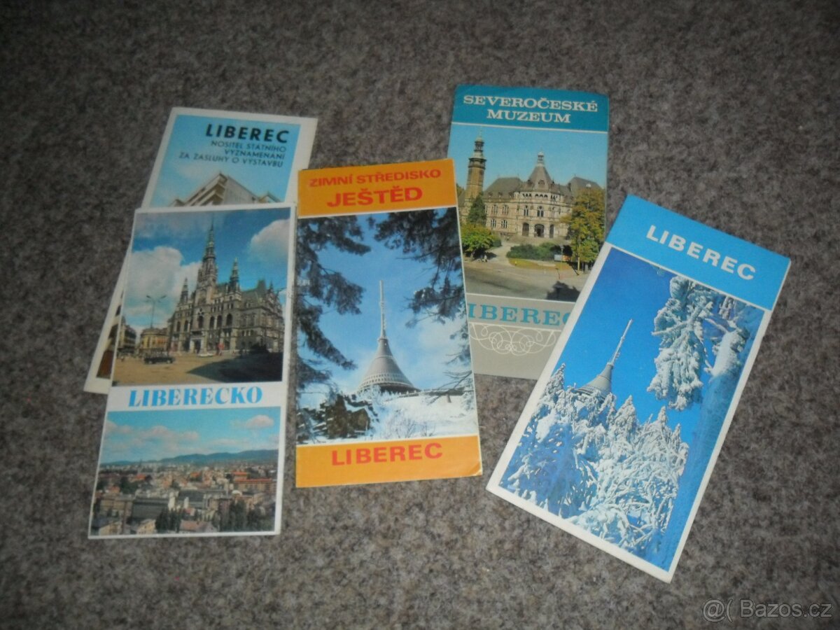 Karlštejn, Liberec, Jablonec, Prachovské skály, Praha /okolí