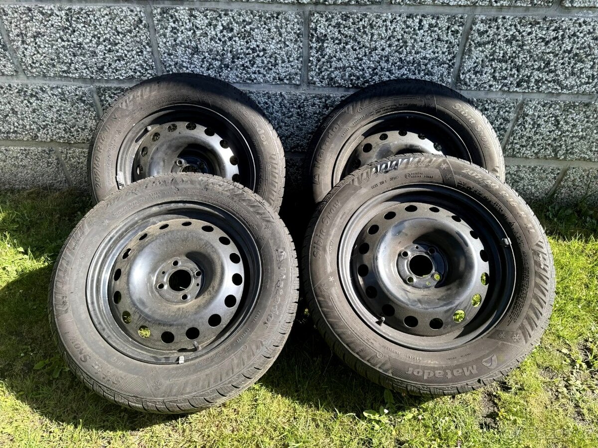 Originál sada kol Renault 205/60 R16 4x100 střed 60,1