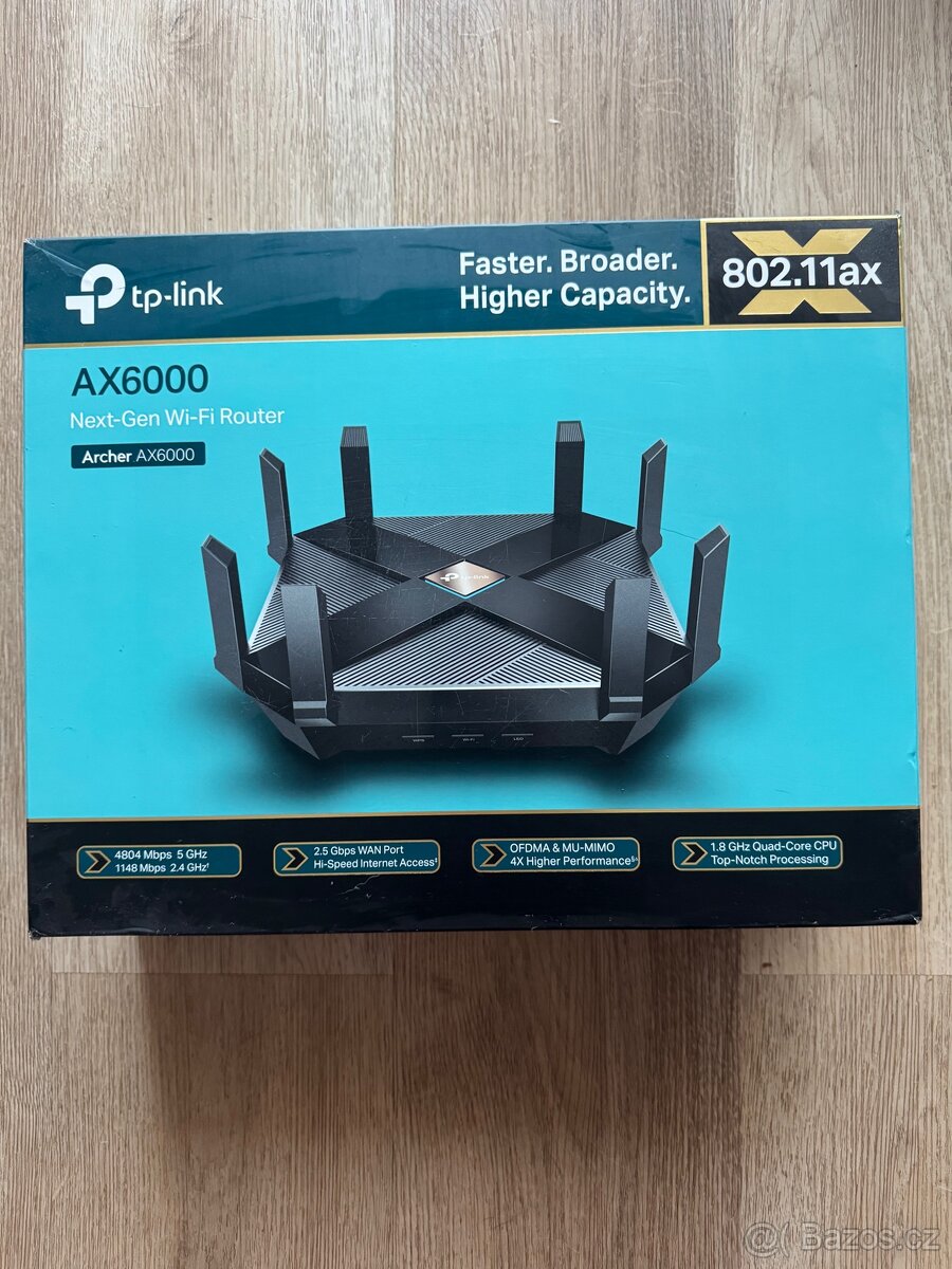 Router tp- link AX 6000 Archer