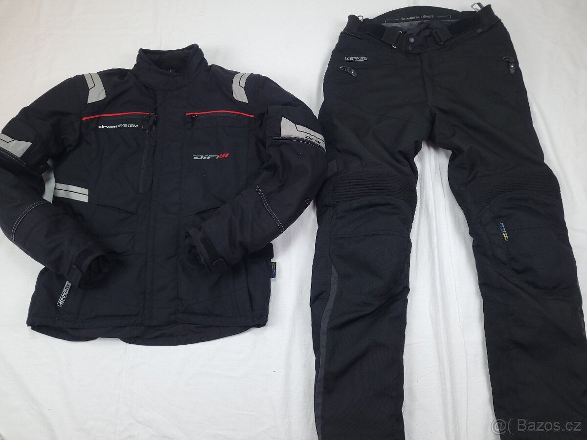 Difi Touring Aerotex pánska textilná moto kombinéza 52 L