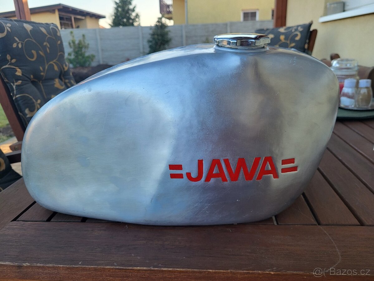 Nádrž Jawa soutěžní enduro Sadílek