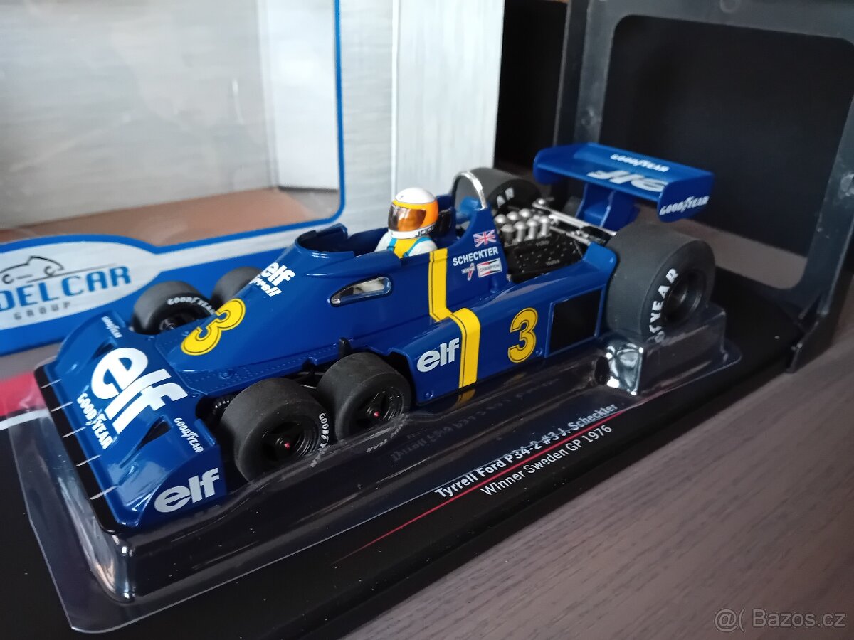 BMW, Jeep, Ford, Porsche, McLaren a Tyrrell 1:18 MCG