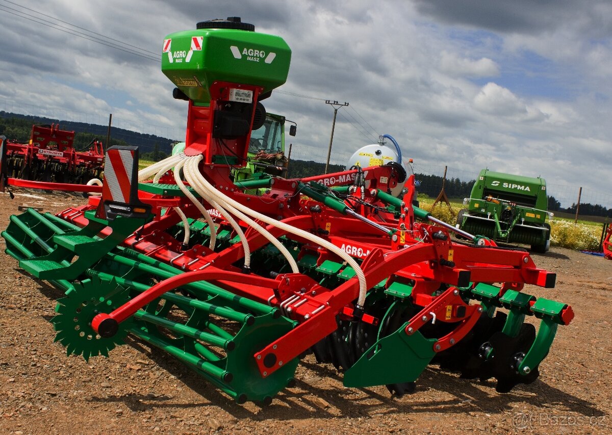 Nový diskový stroj Agro-Masz BT40H - h m záběr - 32 disků