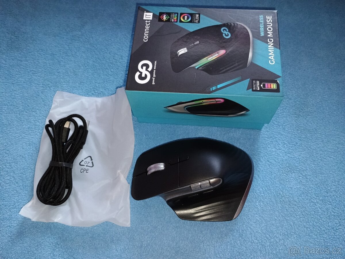 Herní Myš bezdrátová, nová nepoužitá. CONNECT IT GG, SLEVA