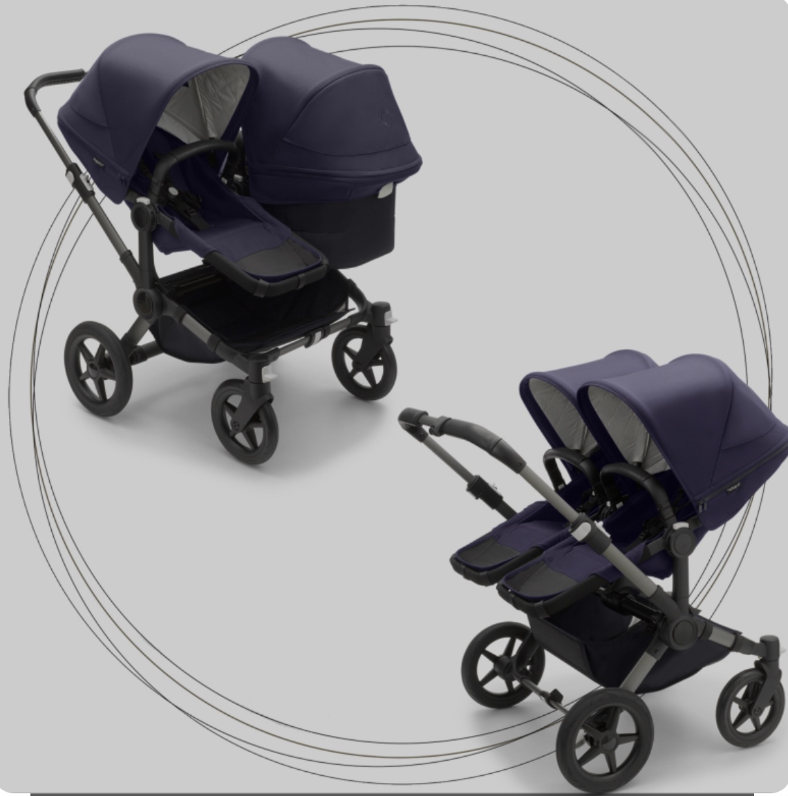 BUGABOO Donkey 3 kočárek Classic Dark Navy