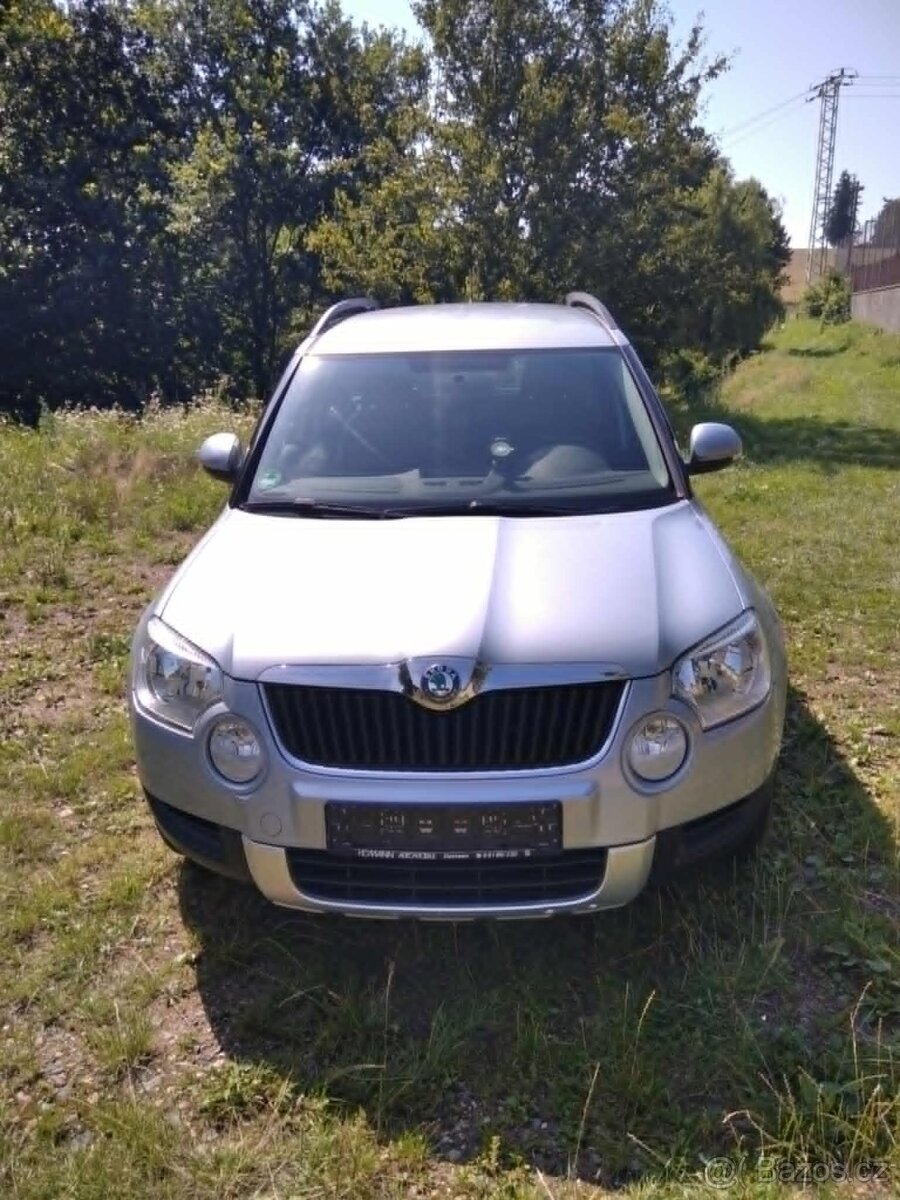 ŠKODA YETI TSI 1.2 77 KW NAJETO 103 400Km NEHAVAROVANÉ