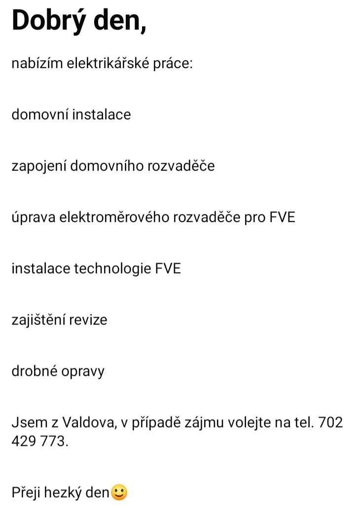 Elektrikář