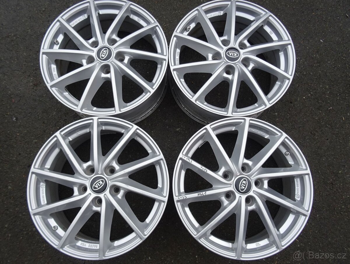 Alu disky na Kia, 17", 5x114.3, ET 53, šíře 7J