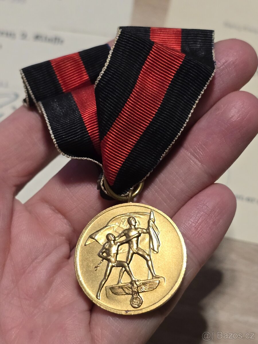 Pamětní medaile na připojení Sudet