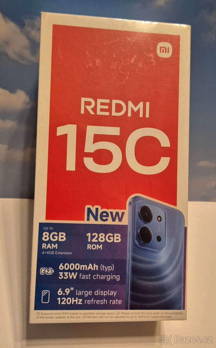 NOVÝ smartphone Xiaomi Redmi 15C