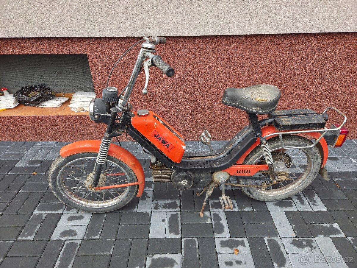 Babetta 210 s kartičkou, původní červená, nový model 1.