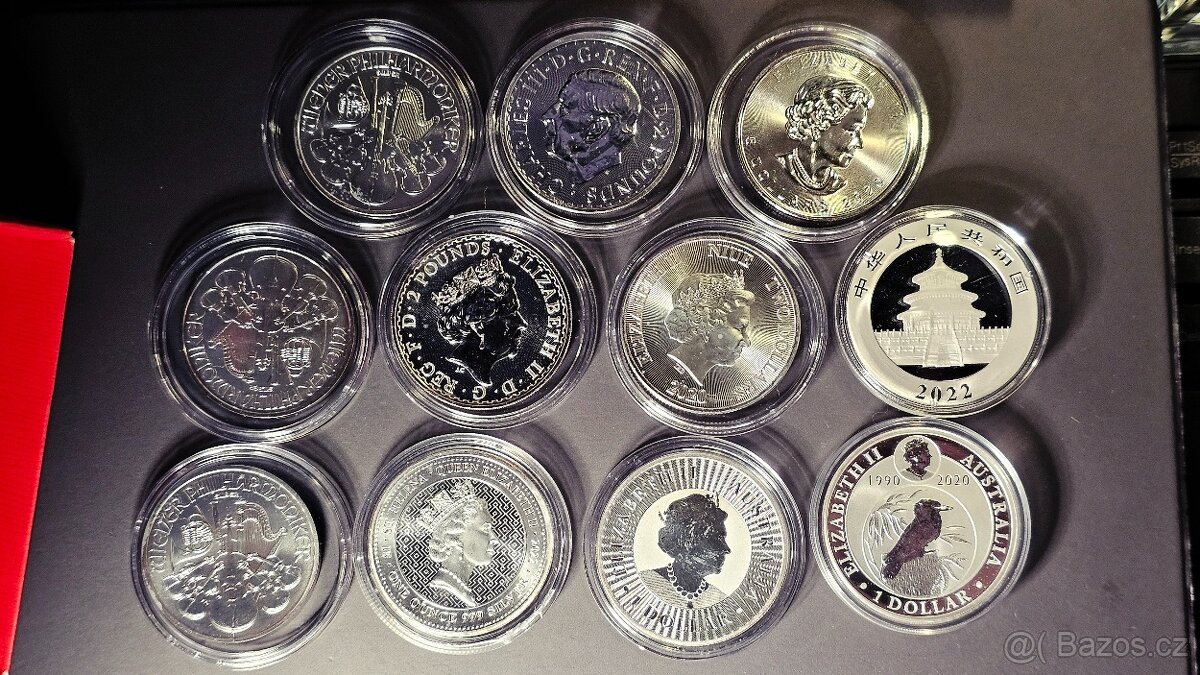 11 mincí investiční 11x1oz