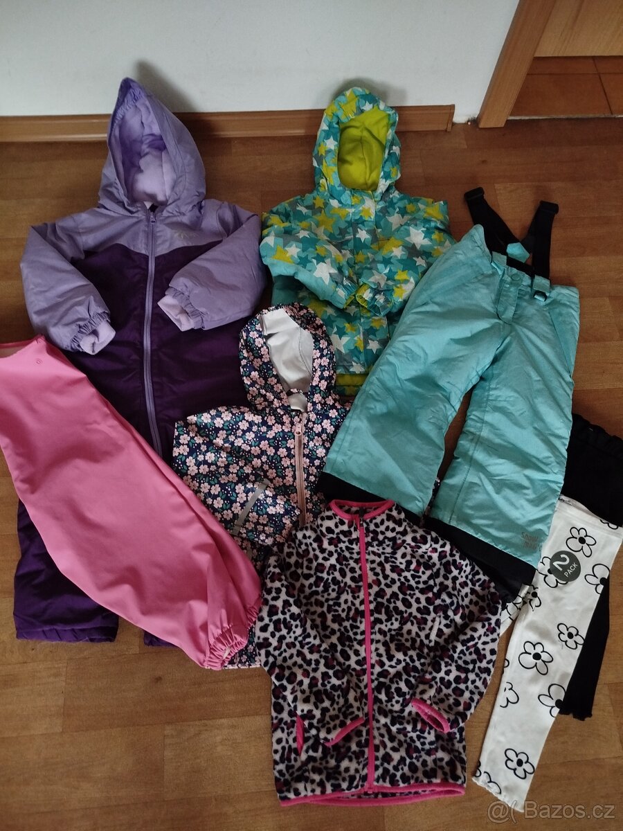 Dívčí zimní oblečení, velikost 98/104