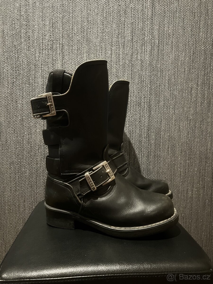 Motorkářské kožené boty Daytona, velikost 39