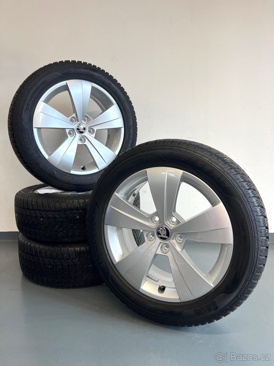 Zimní ❄️ Alu kola Triton, Škoda Superb 3, 5x112 r17