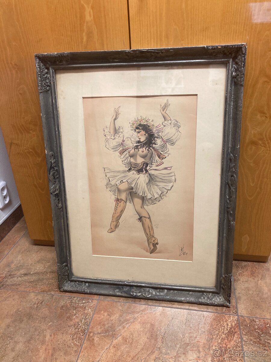 Obraz tanečnice od Jaroslav Štika