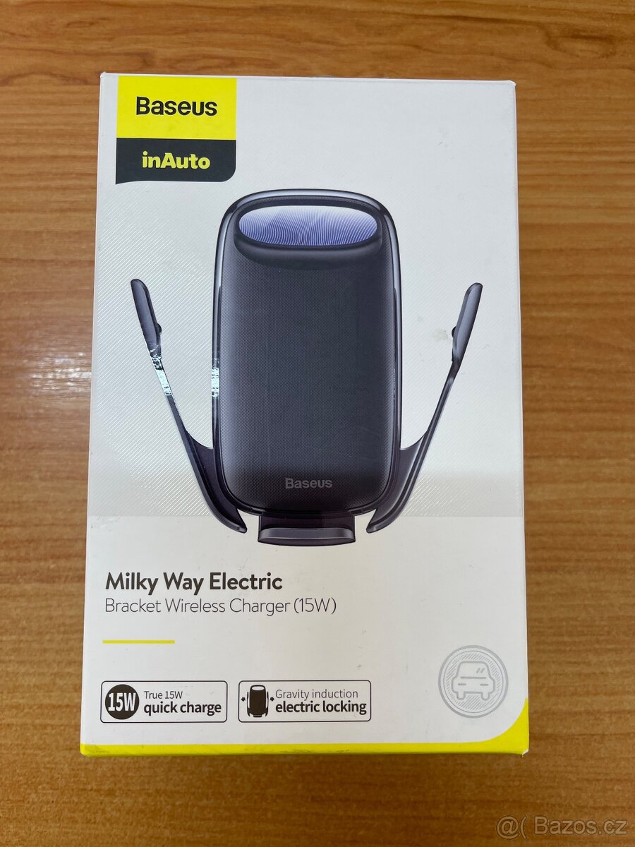 Držák na telefon do auta / nabíječka Baseus Milky Way El