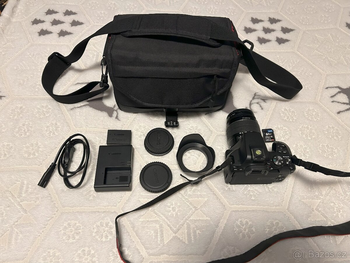 Prodám zrcadlovku Canon EOS250D + příslušenství