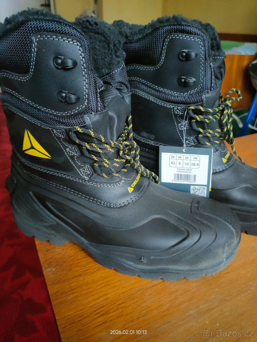 Zimní bezpečnostní obuv - č. 43